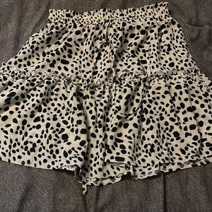 Large Animal Print Skirt